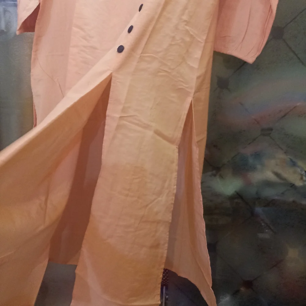 Side slit cotton kurta(size XXL) - Picture 6 of 10